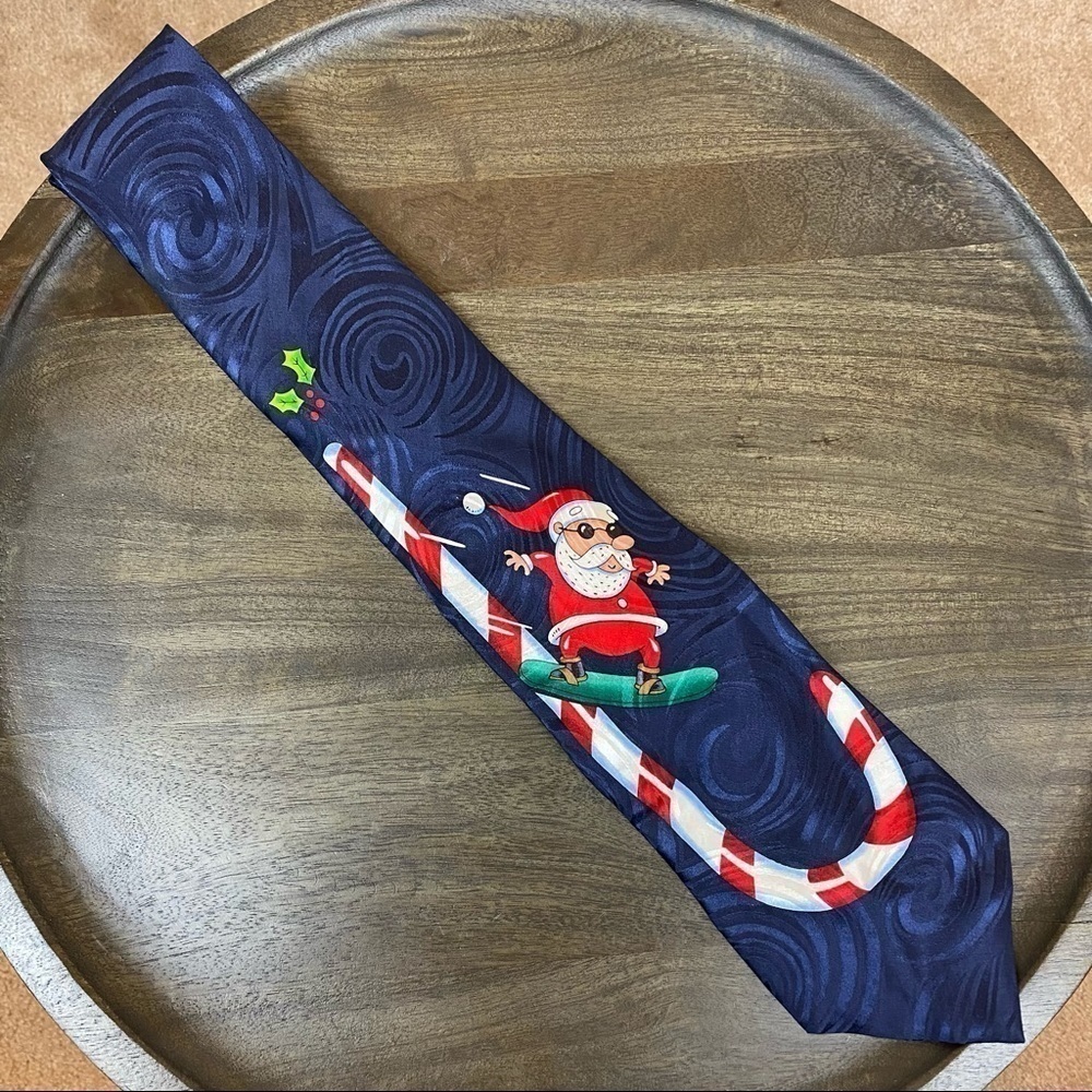 American Greetings Vintage Christmas Santa Tie